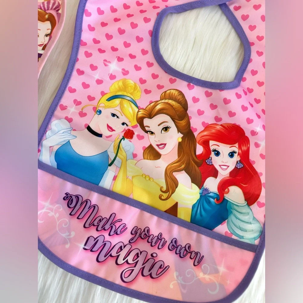 DISNEY PRINCESS BIB SET